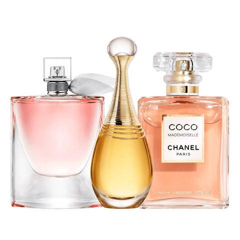 Combo 3 Parfums - Lá vie est belle, J'adore Dior, Coco Mademoiselle