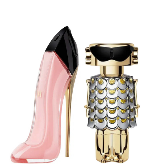 2 Perfumes Good Girl Blush Carolina Herrera 80ml and PACO RABANNE FAME EAU DE PARFUM 80ML